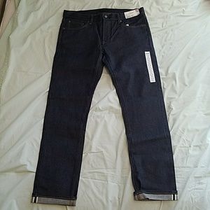 Brand New Uniqlo selvedge slim fit jeans